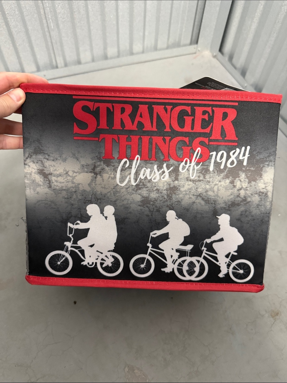 Netflix Stranger Things Class of 1984 Black and Red Throw Blanket